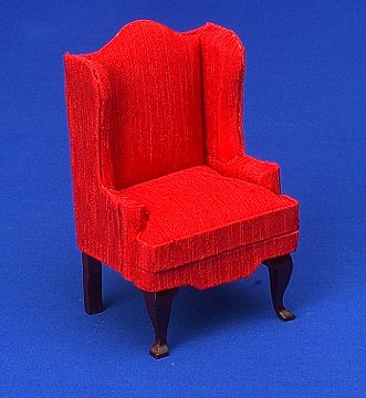Wing Chair - red